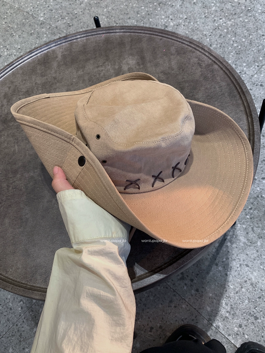 Denim travel climbing sun hat for camping