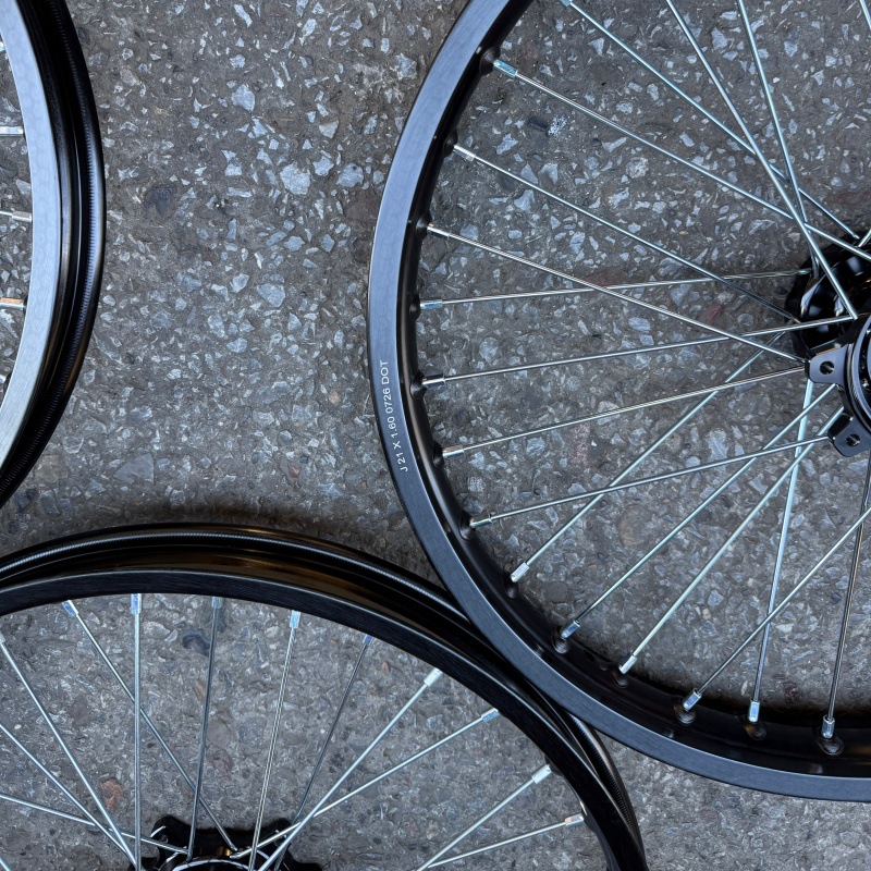 QiuLongJiFeng modified front 1.60*21 enlarged 7 series aluminum alloy wheel rim assembly performance version front wheel rim