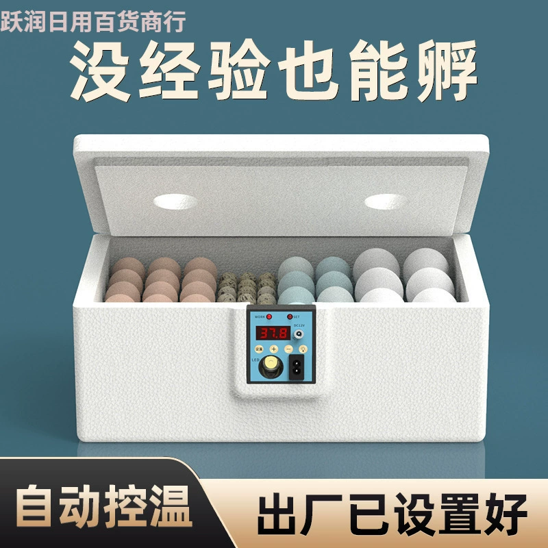 Инкубатор Небольшой водяной кровати Рудинг куриный инкубатор Домашний автоматический инкубатор интеллектуальный инкубатор