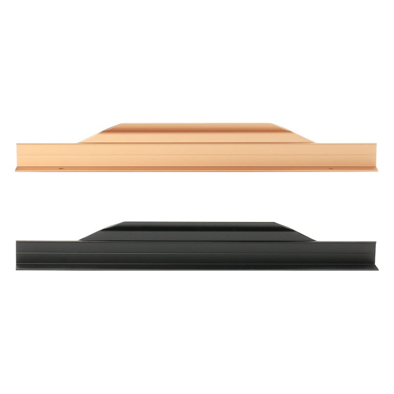 Ventas directas de fábrica moderno simple pulgar estilo gabinete puerta manija borde sellado oculto superior gabinete armario puerta manija