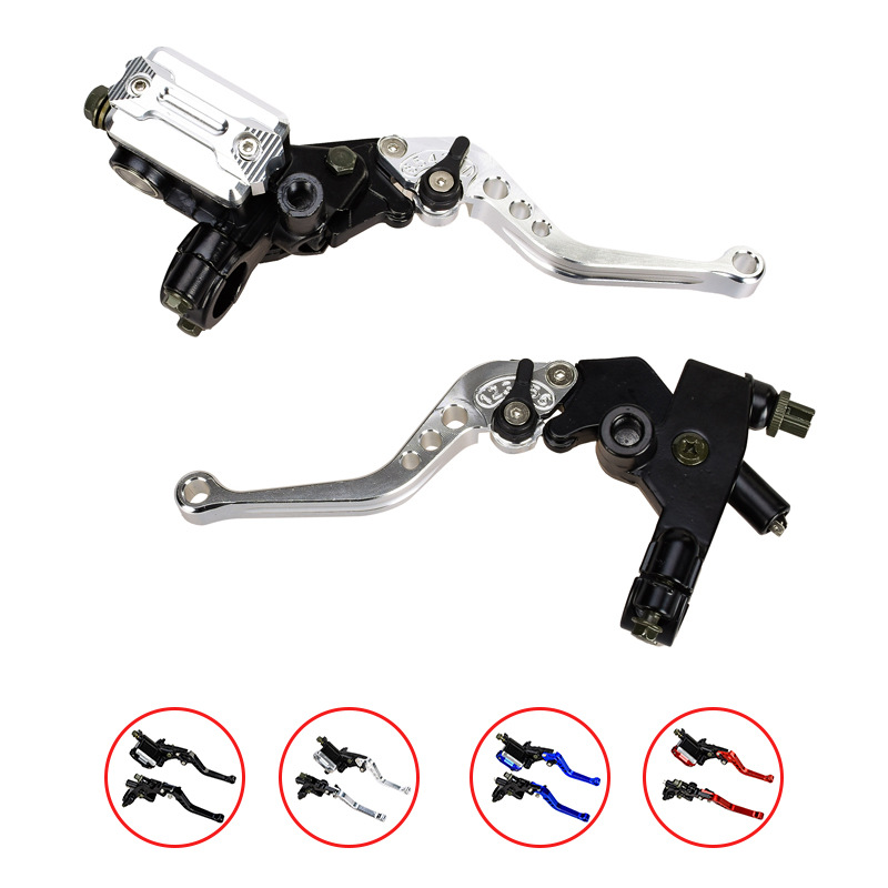Motocicleta off-road vehículo modificado CNC freno superior bomba embrague conjunto 22MM bomba de freno de disco hidráulico freno de mano Accesorios