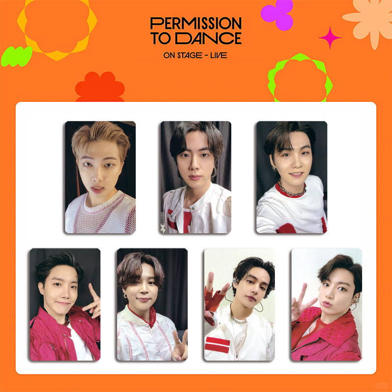 Bts Permission to Dance on Stage Photo Card Postcard Peripherals
