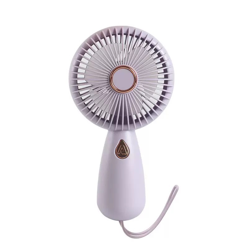 Mini ventilador portátil de color macarron con base, carga usb, pequeño ventilador de escritorio portátil regalo de verano image 11