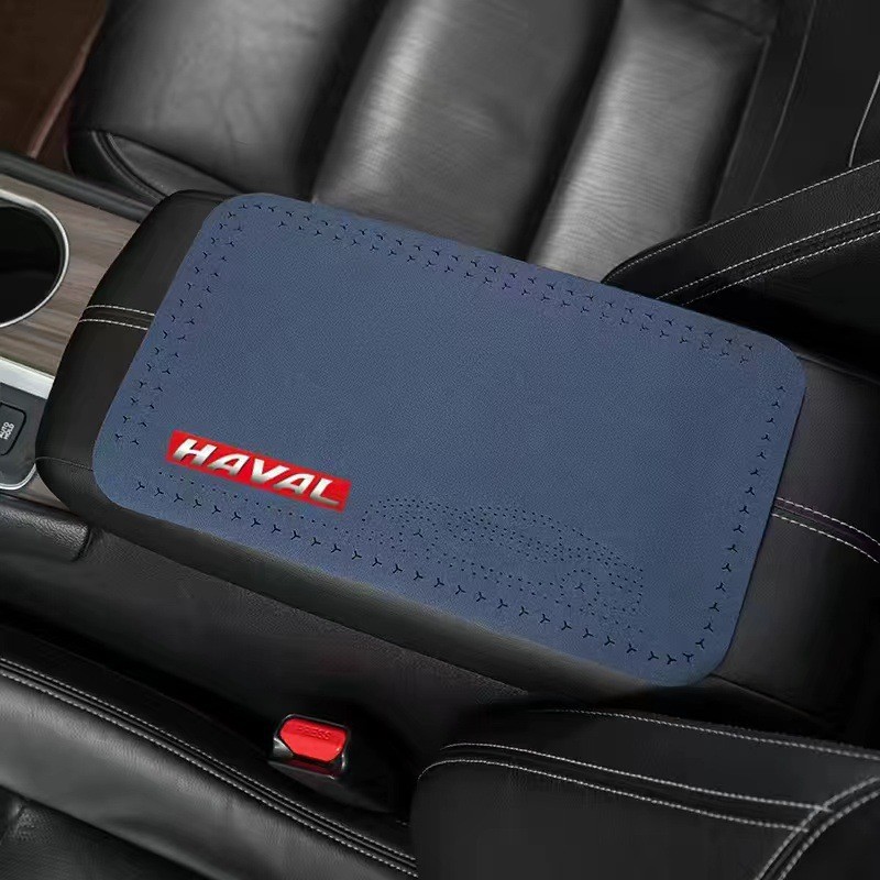 Car Armrest Box | Universal Armrest box pad - haval-dark-blue-1-piece