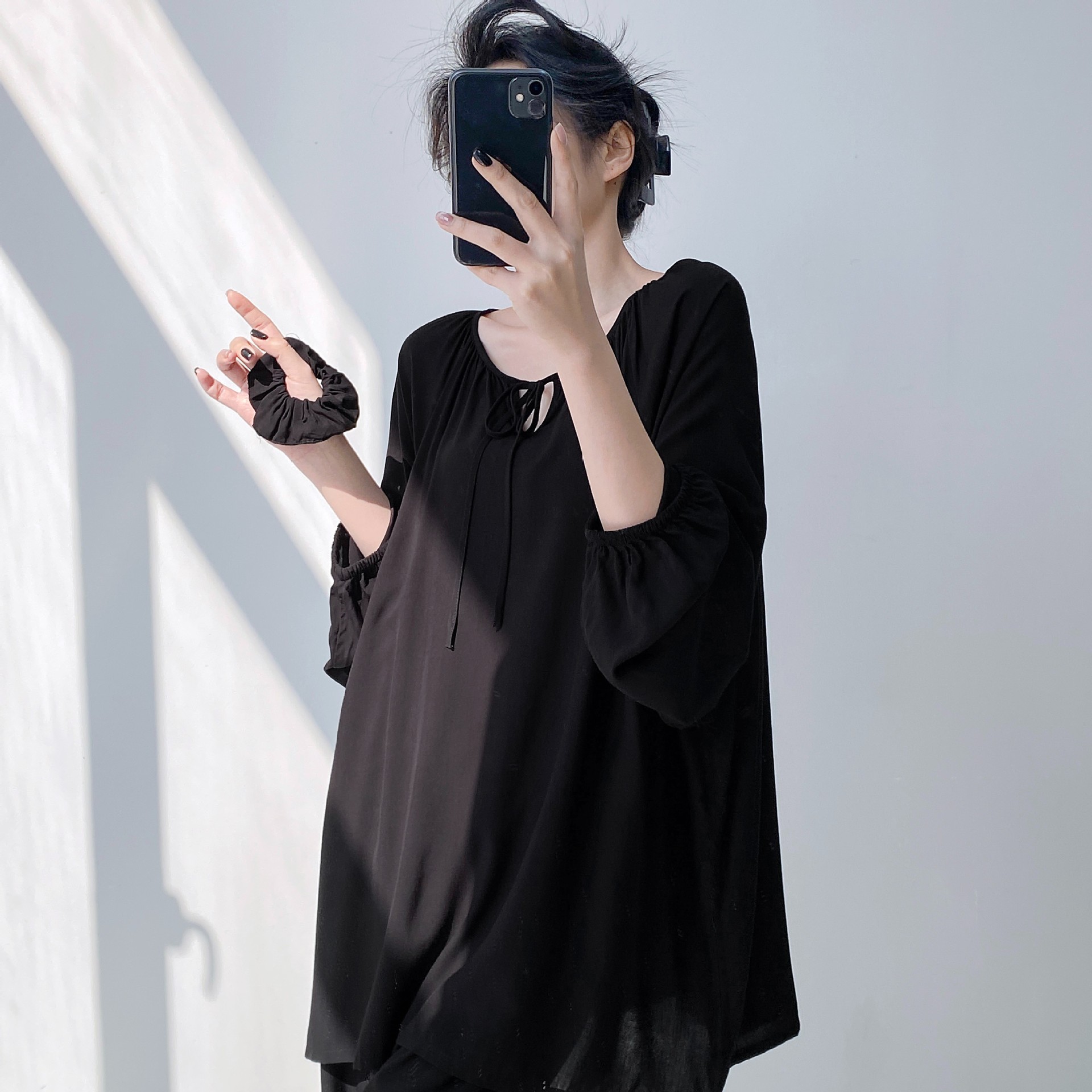 Pijamas de seda de algodón para mujer, primavera, otoño y verano sueltos, ropa exterior de seda de algodón, estilo nacional, traje de gran tamaño suelto de alta gama