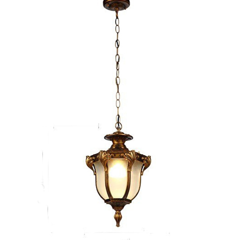 European American Waterproof Balcón pasillo lámpara de jardín lámpara de jardín viñedo pabellón lámpara de exterior