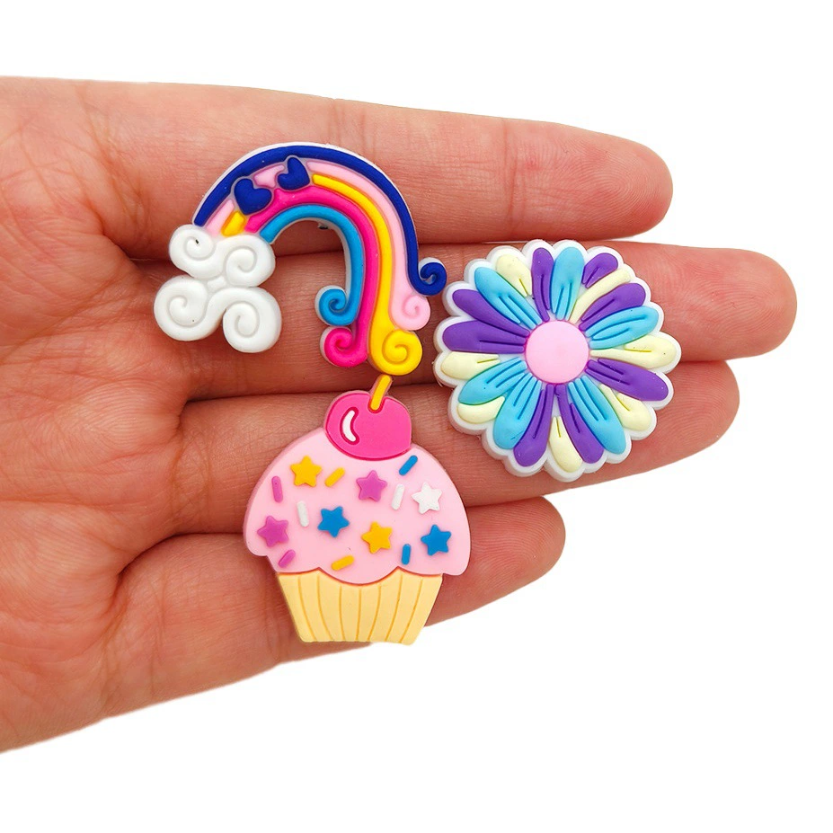 Симпатичные маленькие свежие серии пещерных туфель обувь цветочный декор diy пещерные туфли застежки