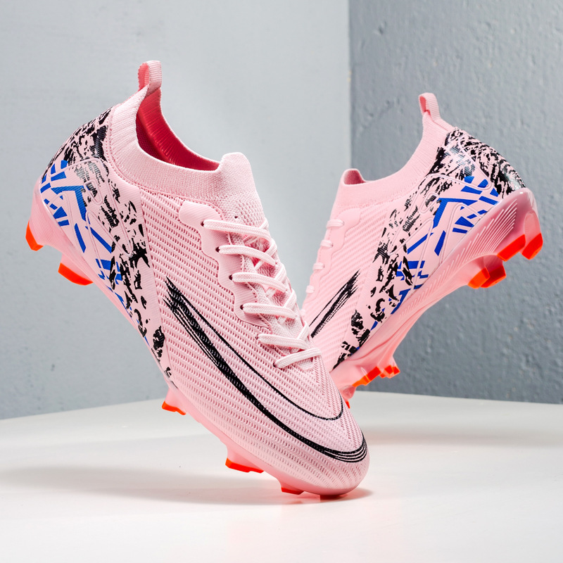 Zapatos de Fútbol de Caña Baja TF de Caucho y TPU Transpirable para Césped Artificial