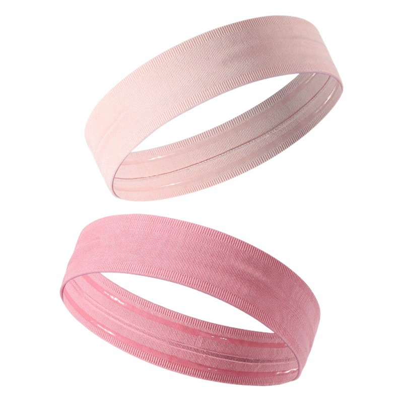 Спортивная повязка для волос Мужская и Женская Фитнес Бег Йога Баскетбол Направляющая повязка для пота Повязка для волос Модный антиперспирант Широкая повязка на голову Тюрбан для поглощения пота