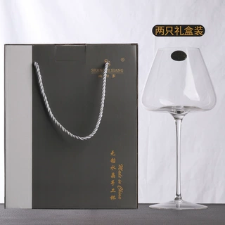 收藏级手工红酒杯超薄水晶勃艮第酒杯家用高脚杯子大号大肚品酒杯