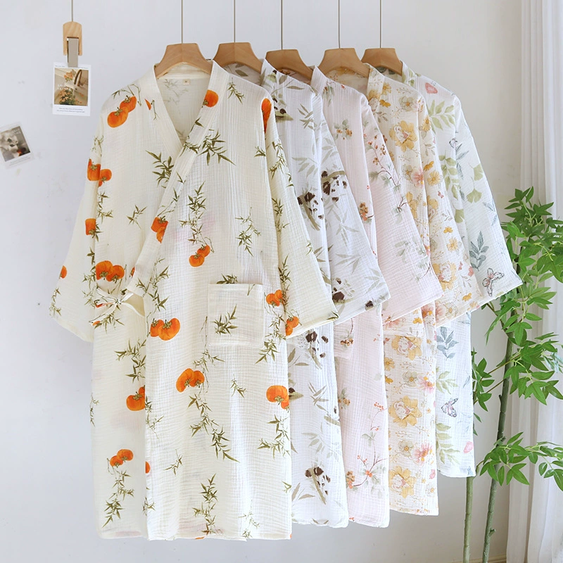 Японское кимоно, хлопковый ханфу, летняя баннаяrobe, осень