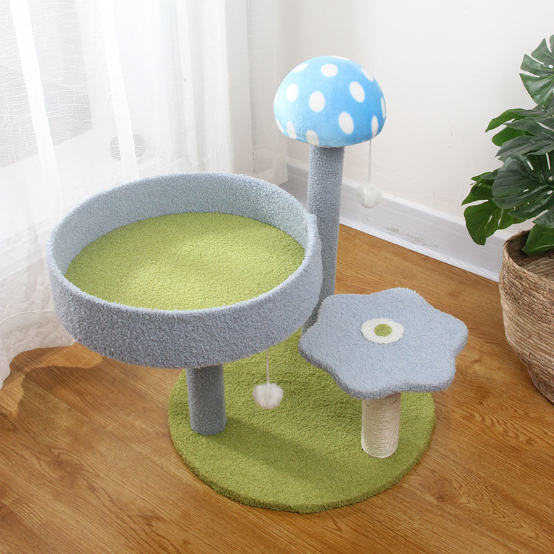 3층 푸른 버섯 모형 45*45*56