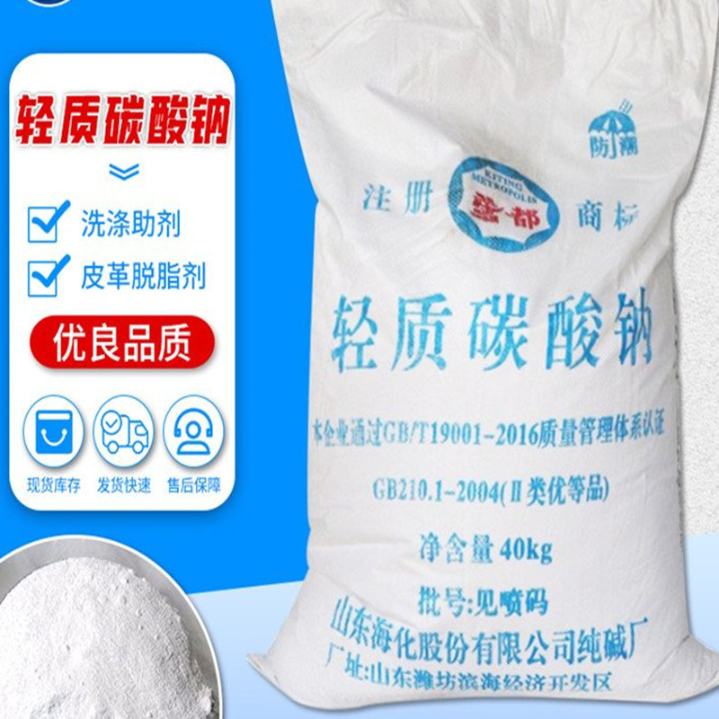 现货供应纯碱轻质碳酸钠污水处理日化洗涤剂印染纺织工业级碳酸钠