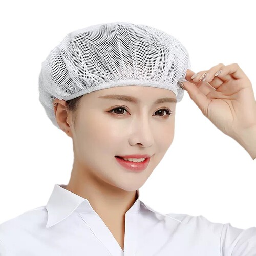 Factory Hair Cover Breathable Hygienic Mesh Hat for Men and Women Work Hat Food Hat Workshop Hat Dustproof Hat Non Disposable