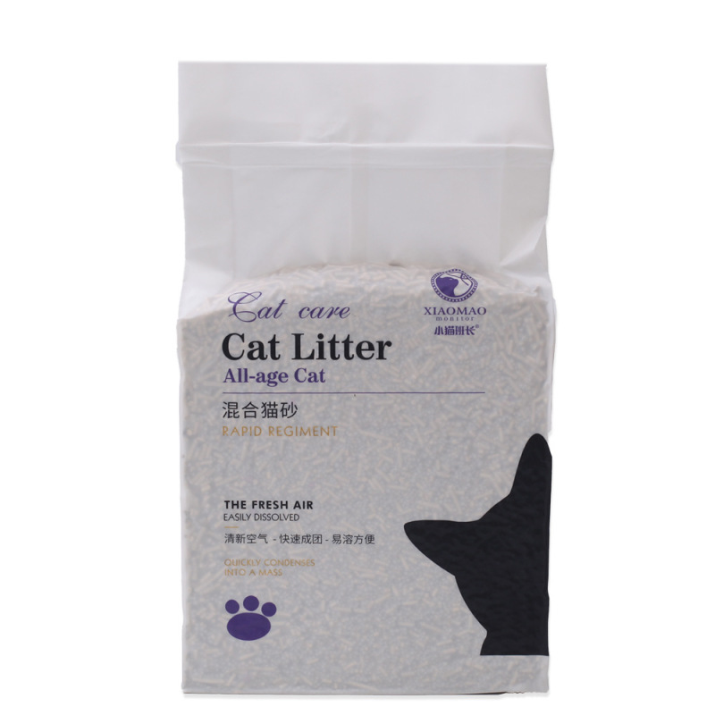 豆腐猫砂クロスボーダーミルク風味豆腐猫砂消臭低発塵混合ベントナイト粘土猫砂クロスボーダー猫砂卸売|undefined
