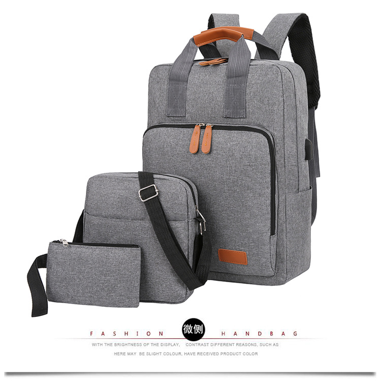 New large-capacity casual and simple hand-held backpack, business commuting schoolbag, short-distance business trip casual computer backpack undefined