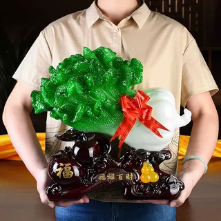招财白菜葫芦摆件工艺品客厅电视酒柜玄关乔迁家居装饰开业送礼品