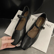 F 84672 Mary Jane Flat Shoes ������Ů������Ь�羳����ͨ