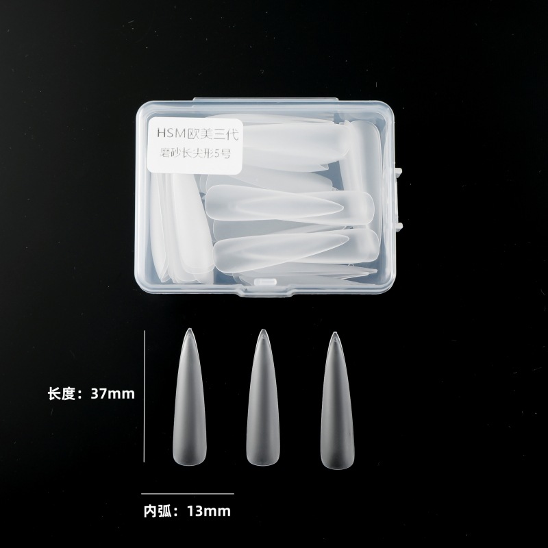 HSM frosted 3 -generation long pointed No. 5 50 tablets/box