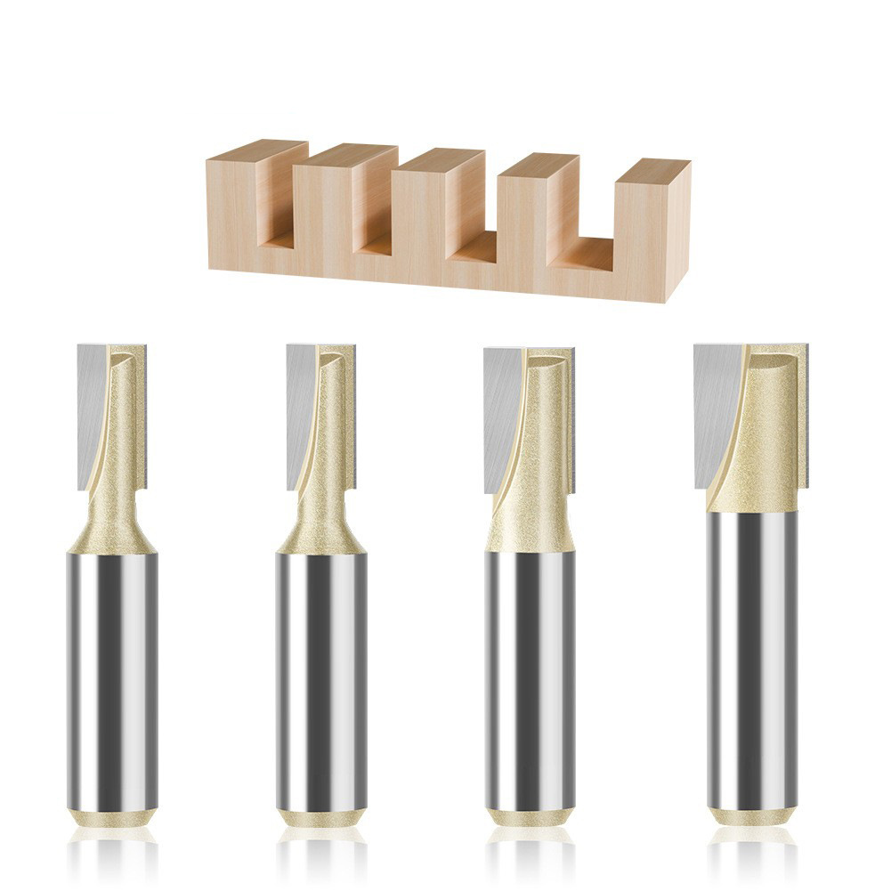 6柄12柄专业级清底刀铣底雕刻机硬质合金木工铣刀