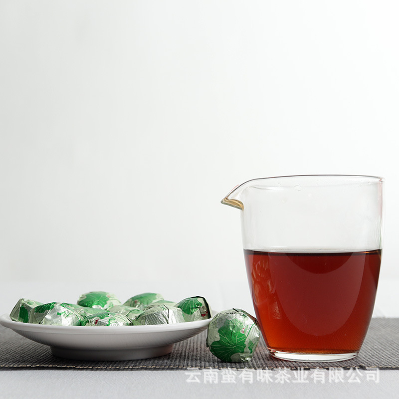 雲南プーアル 2024年 蓮葉プーアル茶（JD） 熟茶 500g 小沱茶 卸売