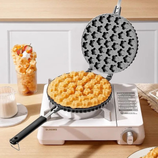 Foreign trade cross-border direct selling plum blossom small cake mold household chicken baking tools machine waffle baking tray wholesale generation