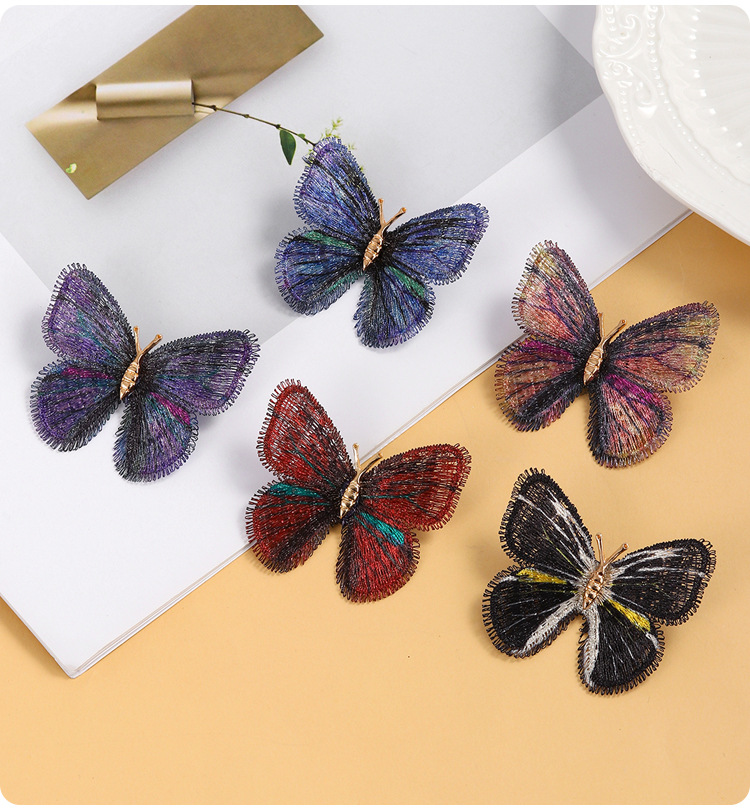 Casual, Date, Shopping Occasion Retro Classic Style Pin Butterfly Zinc Alloy Plating Women's Brooches