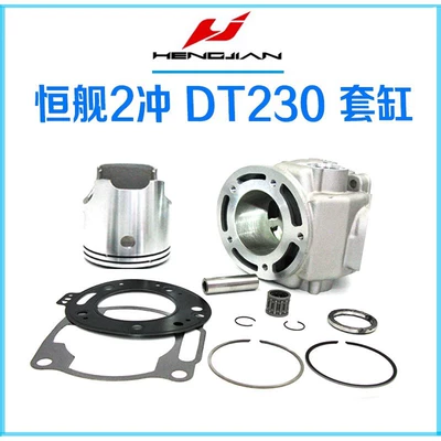 Suitable for Dt230 Hengjian 2-Stroke Two-Stroke 250 Cylinder Set Cylinder Block Piston Ring Piston Upper and Lower Cylinder Gasket