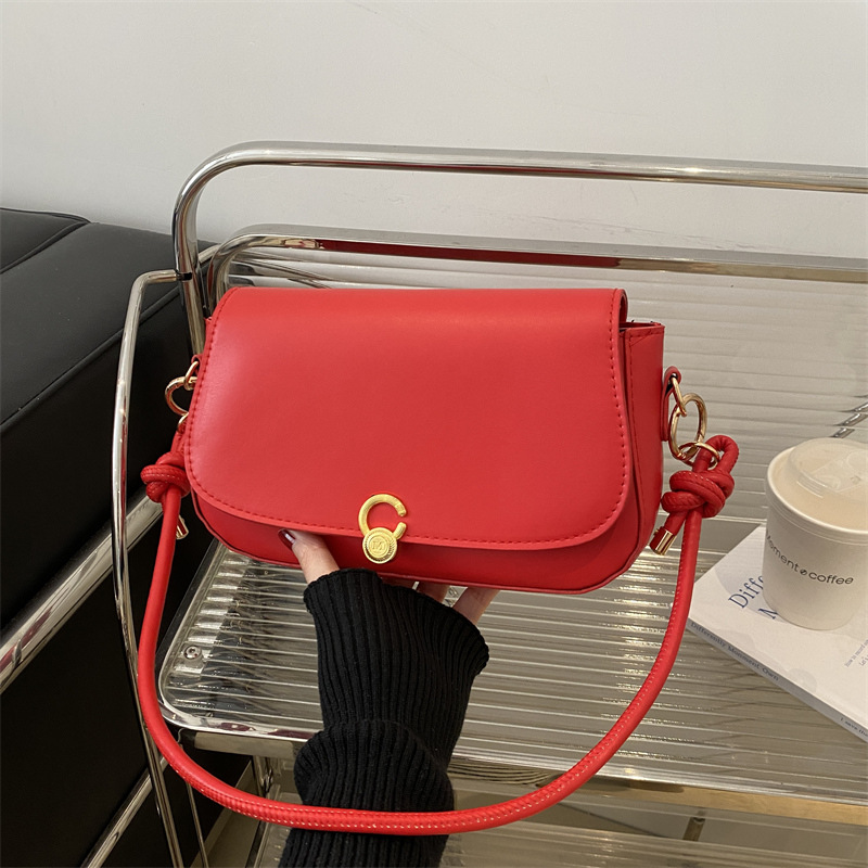 2025 nuevo temperamento simple bolso pequeño bolso de brazo de nicho coreano bolso de mujer bolso de hombro de viaje retro francés