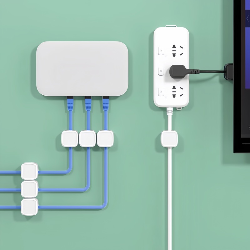 データ線磁気吸引器デスクトップケーブル固定線クリップケーブル集線携帯電話ケーブル収納ボタンメーカー直販|undefined