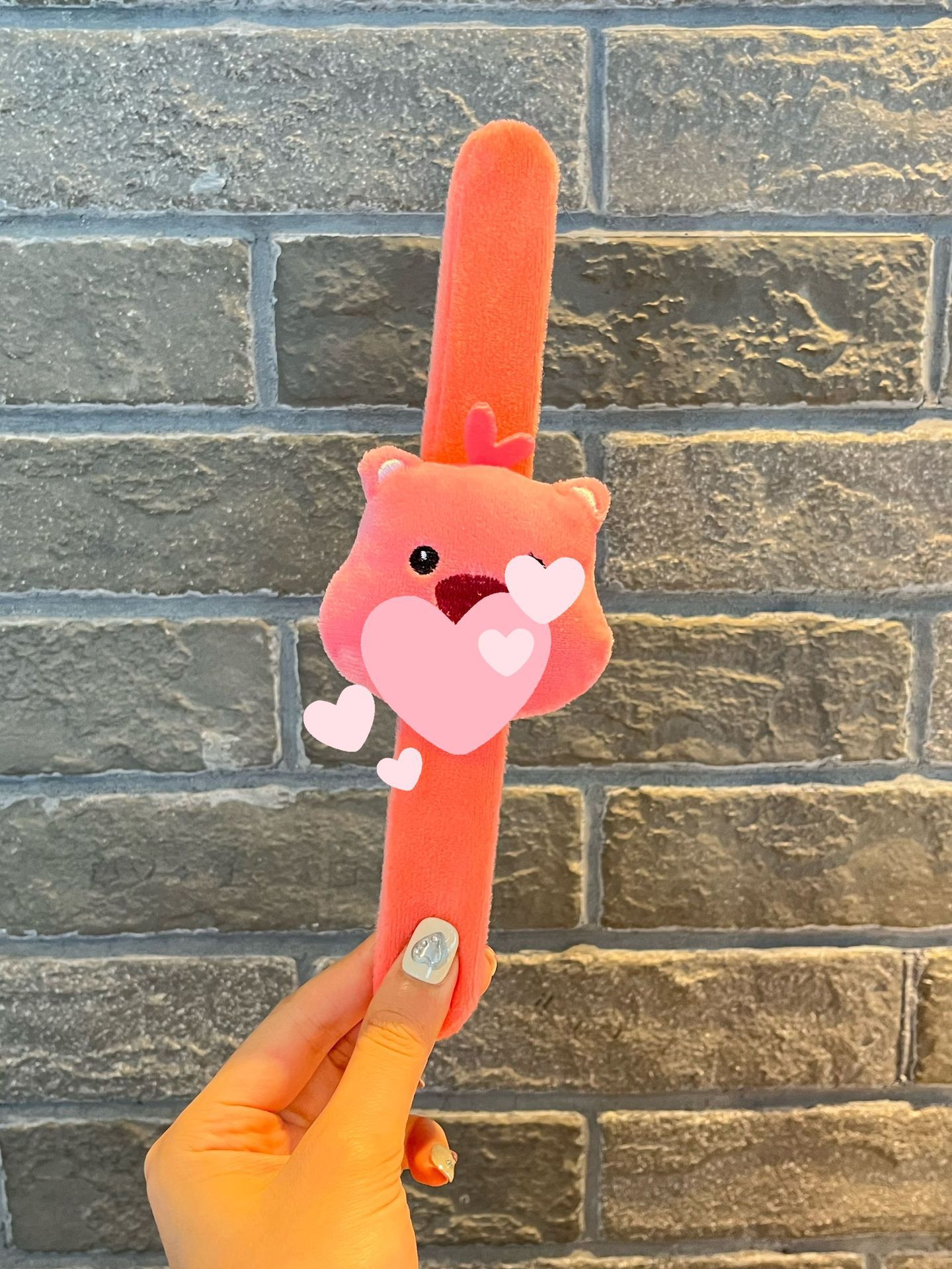 Dibujos animados niños abeja oso círculo de estallido boda felpa gato kt pulsera infantil muñeca clip creativo muñeca regalo