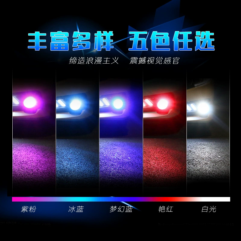 Передняя противотуманная фара LED световая вспышка анти-туман сверхяркий 4014 108 светодиодов H7 H11 9006 9005 модифицированная