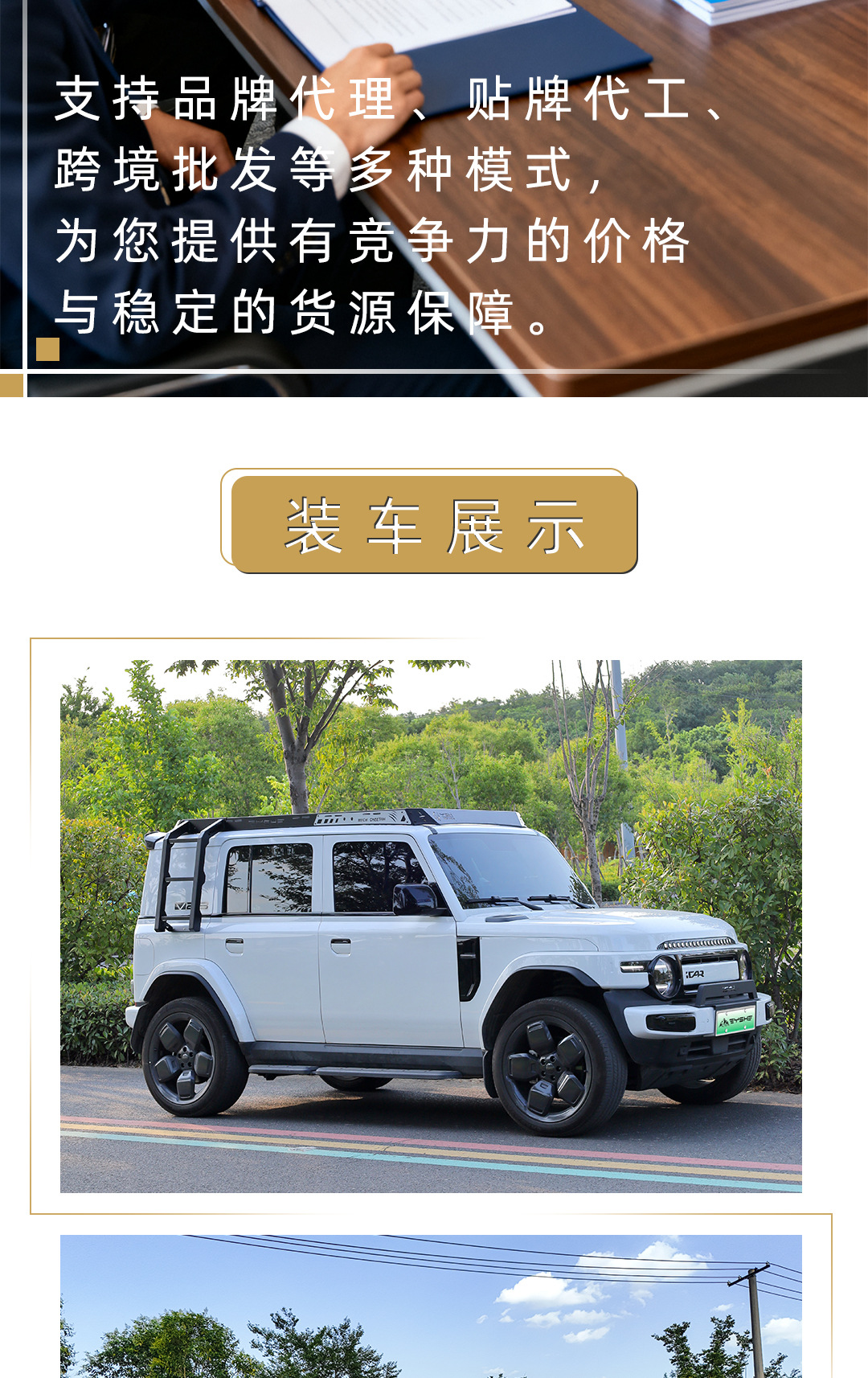 Roof Rack Modified Expansion Platform Side Ladder For ICAR V23