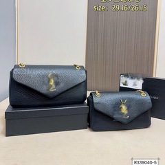 杨树林DIY简约大气高级真皮单肩腋下链条包女质感·大货链条日