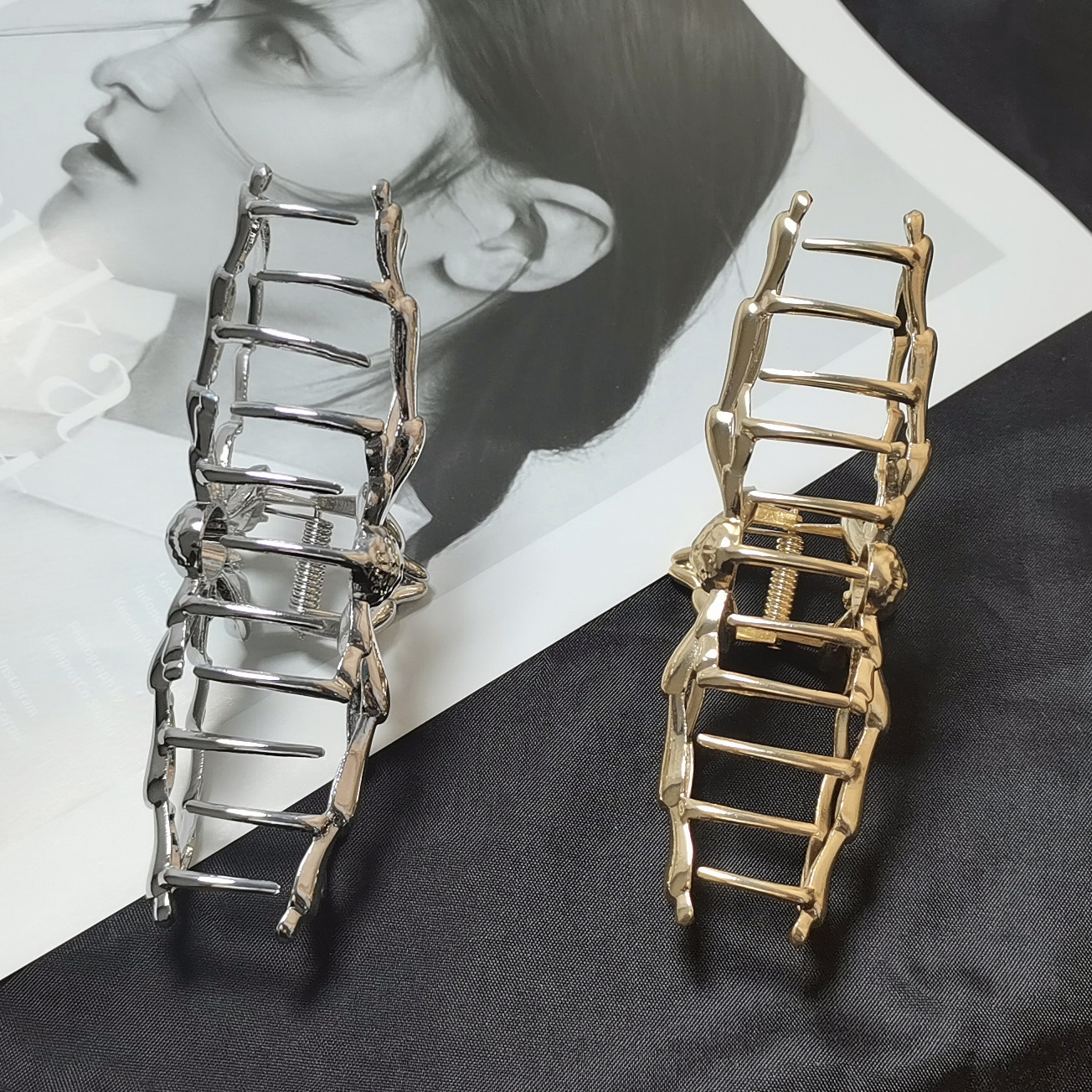 1 Piece Quantity Daily Occasion Halloween Vintage Style Women's Spider Alloy Plating Hair Claws