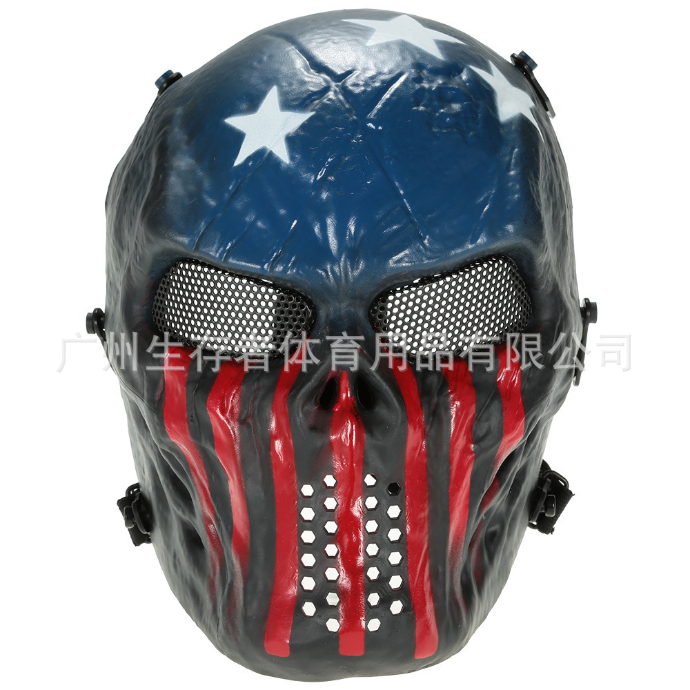 M06 máscara protectora de la cara completa al aire libre real CS cráneo máscara protectora película de Halloween y accesorios de televisión image 2