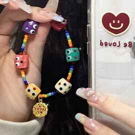 卡通可爱小怪兽手链ins小众设计女生闺蜜情侣七夕礼物送女友手串