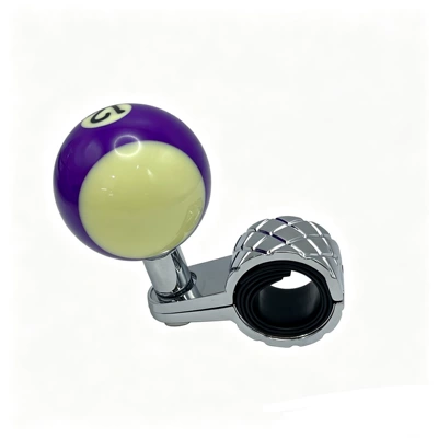 Power Ball, Car Power — Steering wheel booster - purple-billiard-ball-8