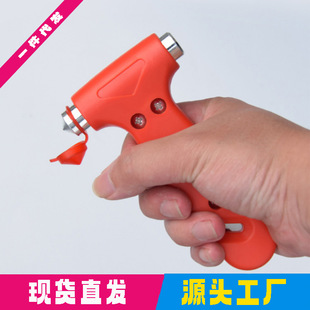 Car multi-function hammer fire emergency window breaking hammer two-in-one solid escape cone hammer with cutter