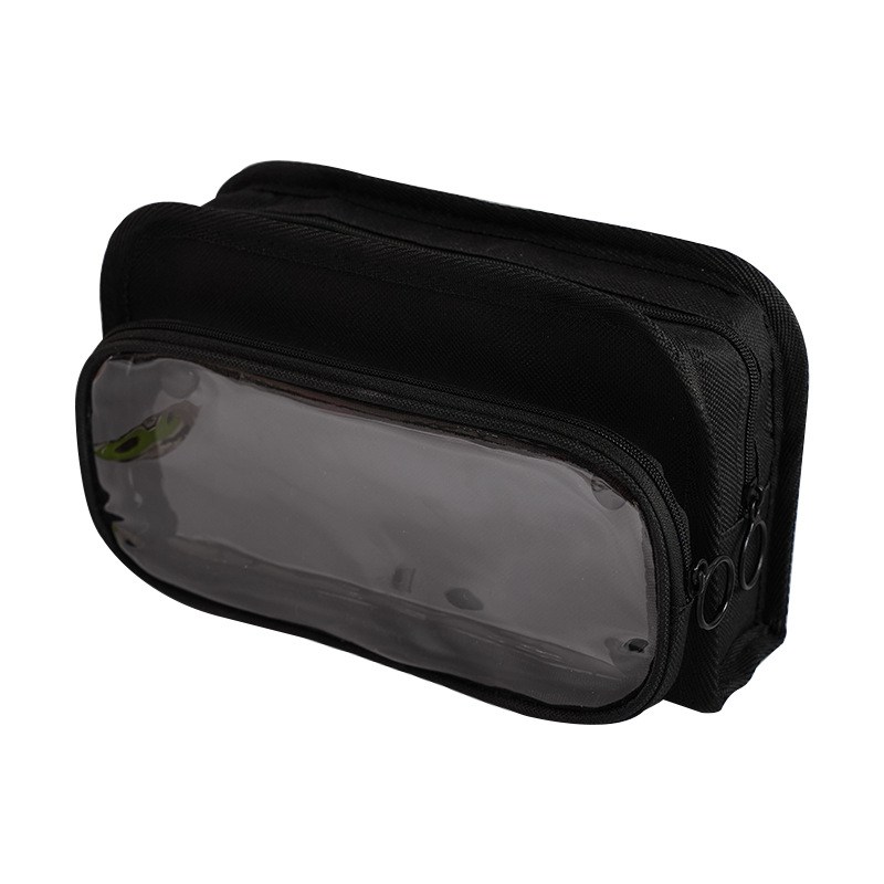 2025 nuevo bolsillo de bolsillo de dolor de viento chino, caja de papelería multifuncional transparente de gran capacidad para estudiantes de secundaria secundaria