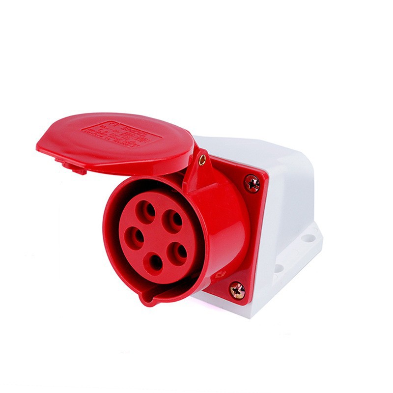 厂家供应批发工业防水插座115单相五线防水插座插头16A工业插头5p
