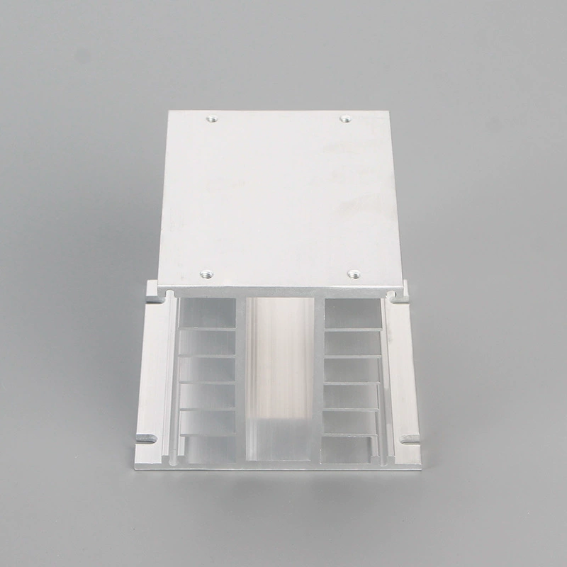 Three-phase solid state relay radiator base aluminum sheet electronic radiator aluminum profile aluminum alloy processing profile