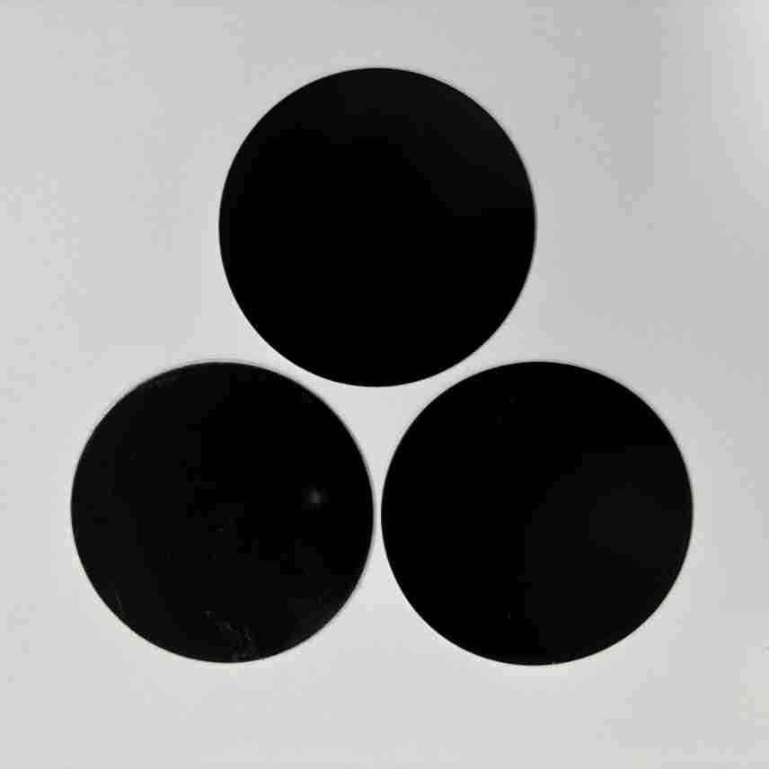 검정색 자기 시트 텍스트 패턴 사용자 정의【 6cm 】