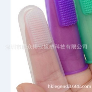 高透明大尺寸牙刷硅胶手指刷婴儿用牙刷硅胶婴儿用品婴儿用品加工
