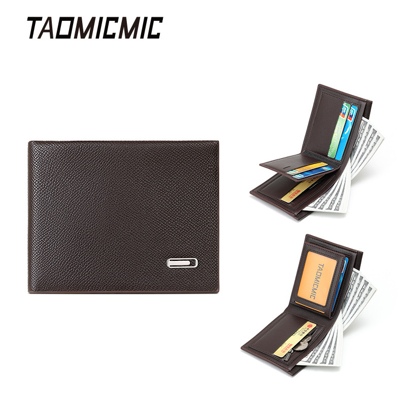 クロスボーダーショートメンズ財布レトロレザー大容量カジュアルドル革クリップカードバッグ一体卸売wallet|undefined