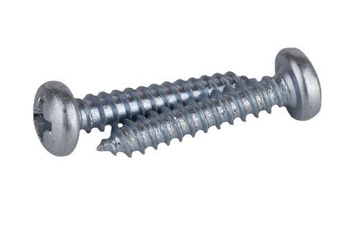Round head self-tapping screw ST2.2-6.3 DIN7981, galvanized cross-recessed self-tapping screw GB845-85