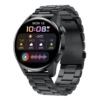 Black bamboo watch strap charging
