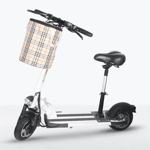 Universal Thick Canvas Front Basket for Bicycle, Single-Speed Bike, Child Skateboard, Electric Bicycle Basket