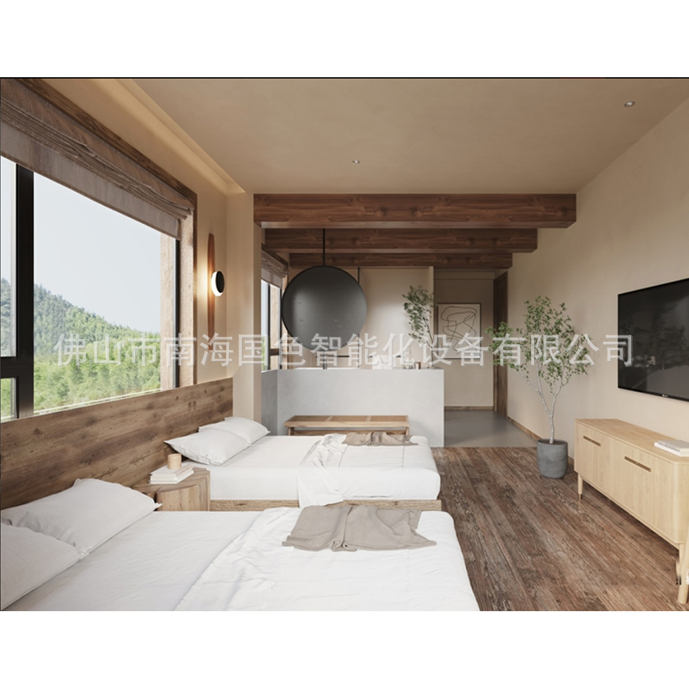 B & B Resort escénico Villa de acero ligero B & B Hotel Bungalows Resort Casa creativa Fábrica de viviendas de unión de acero