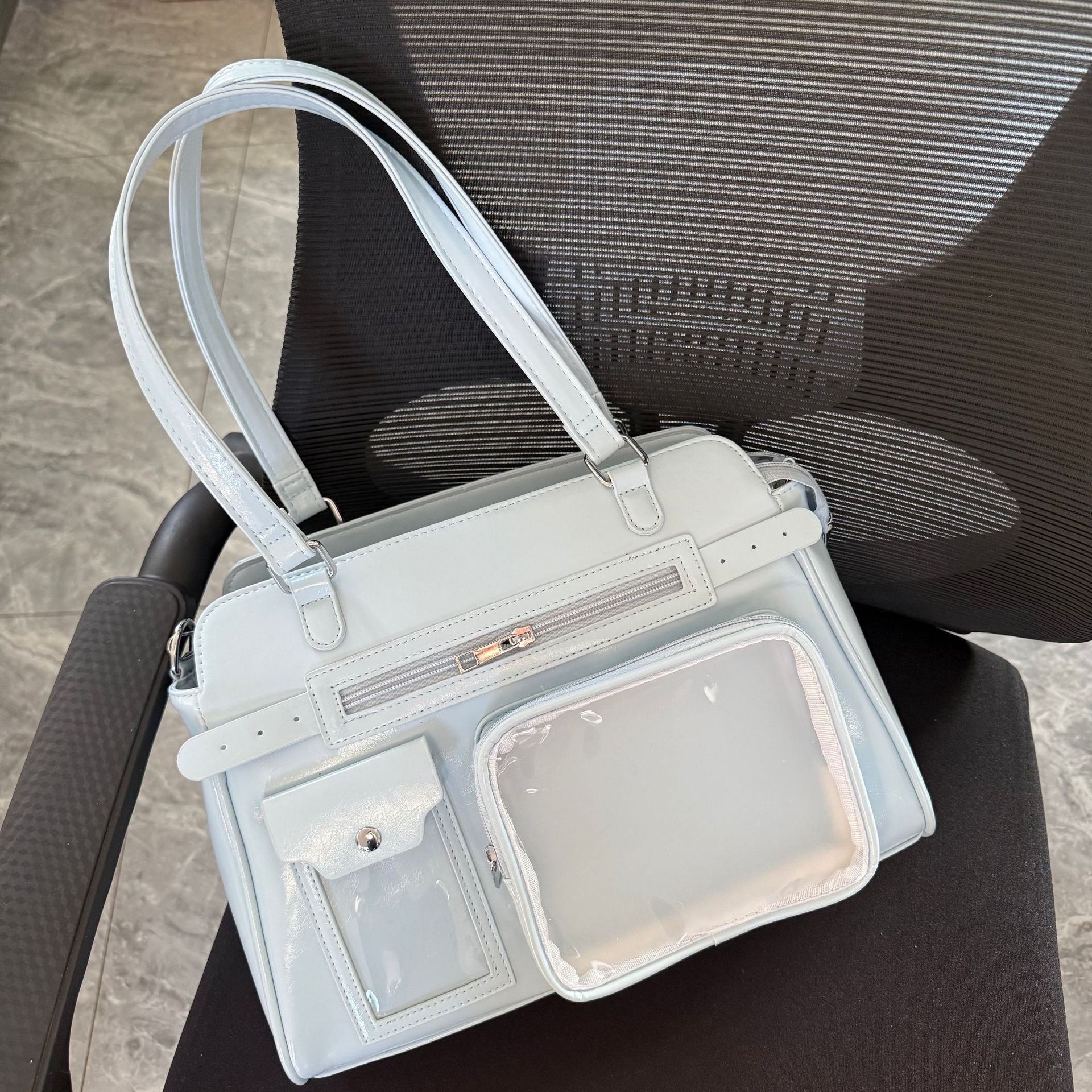 New Retro Motorcycle Ita Bag 2026 Single Shoulder Niche Crossbody Bag Unique Design Large Capacity Commuter Bag With Hidden Compartment For Women - Thumbnail 6